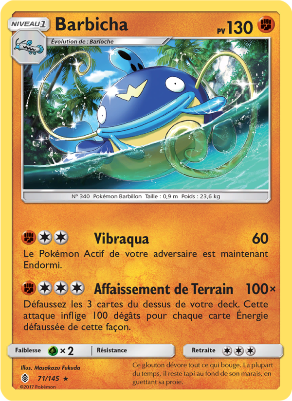 Barbicha 71 — Guardians Rising (French Pokémon TCG card)