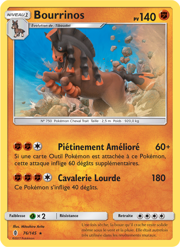 Bourrinos 76 — Guardians Rising (French Pokémon TCG card)