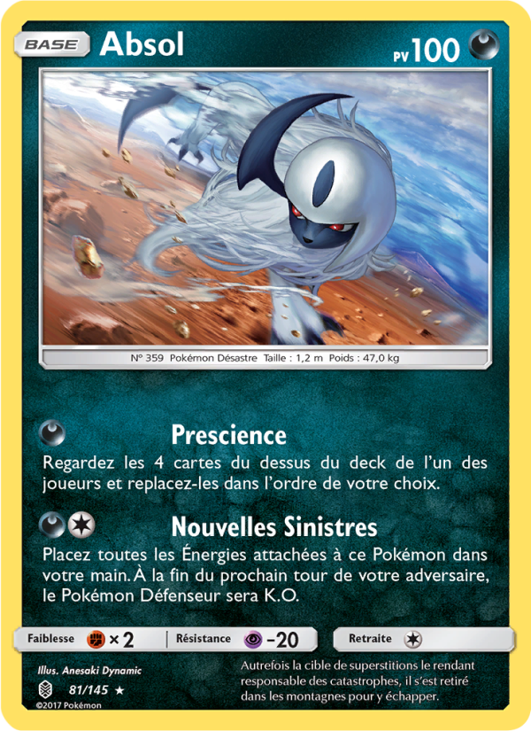 Absol 81 — Guardians Rising (French Pokémon TCG card)