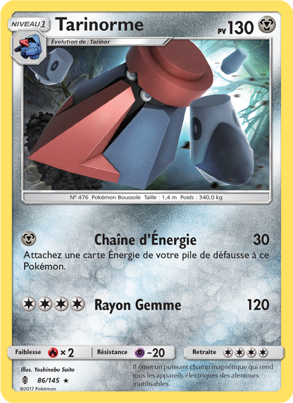 Tarinorme 86 — Guardians Rising (French Pokémon TCG card)