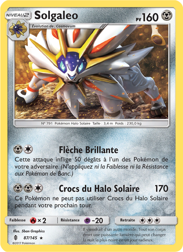 Solgaleo 87 — Guardians Rising (French Pokémon TCG card)