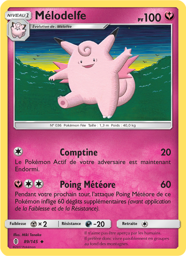 Mélodelfe 89 — Guardians Rising (French Pokémon TCG card)