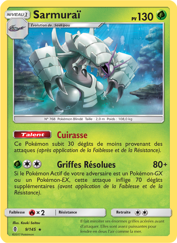 Sarmuraï 9 — Guardians Rising (French Pokémon TCG card)