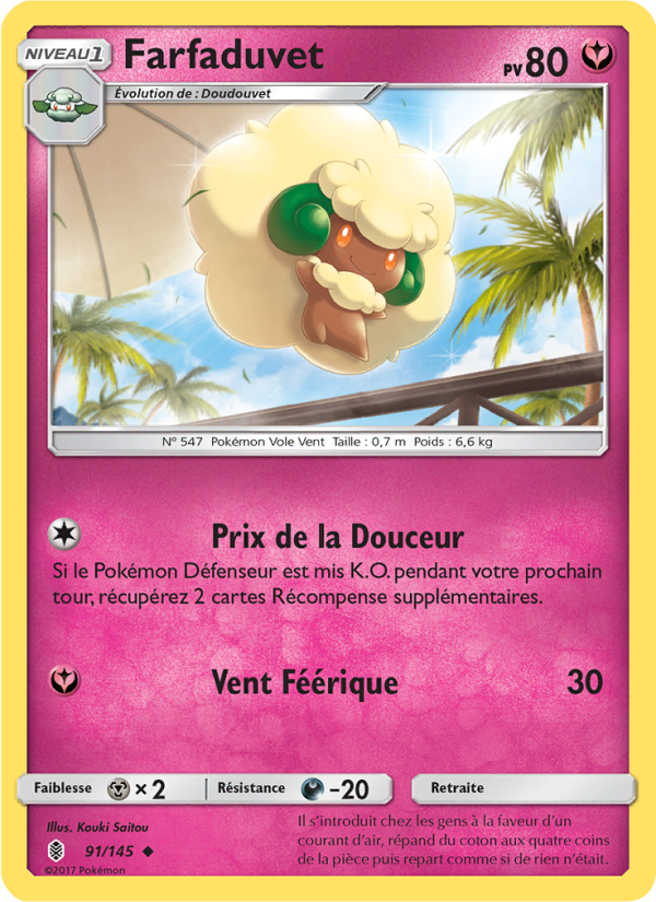 Farfaduvet 91 — Guardians Rising (French Pokémon TCG card)