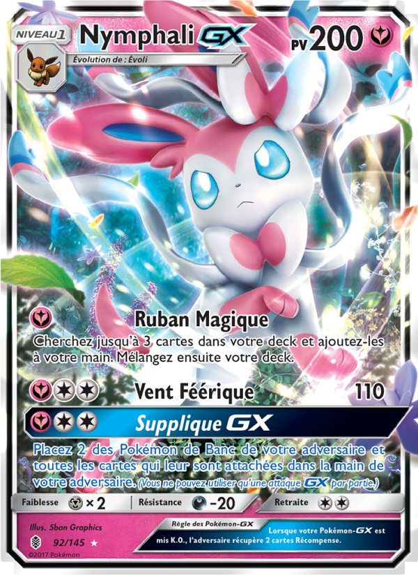 Nymphali GX 92 — Guardians Rising (French Pokémon TCG card)