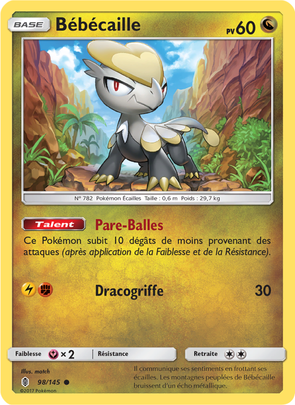 Bébécaille 98 — Guardians Rising (French Pokémon TCG card)