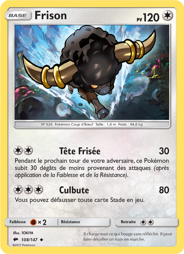 Frison 108 — Burning Shadows (French Pokémon TCG card)