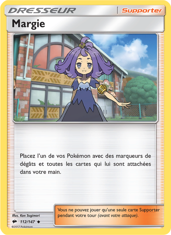 Margie 112 — Burning Shadows (French Pokémon TCG card)