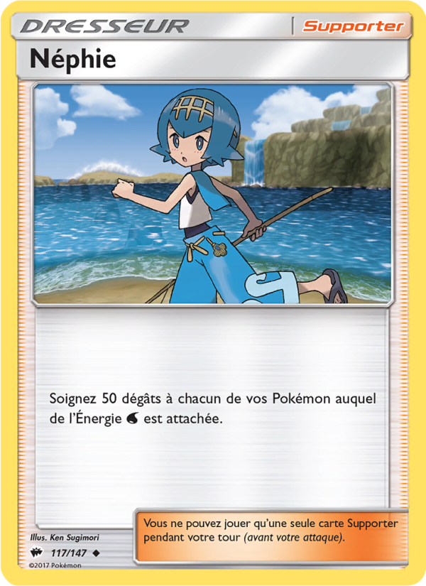 Néphie 117 — Burning Shadows (French Pokémon TCG card)