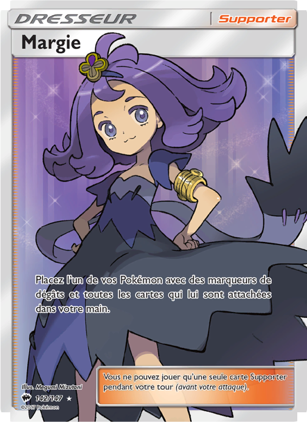 Margie 142 — Burning Shadows (French Pokémon TCG card)