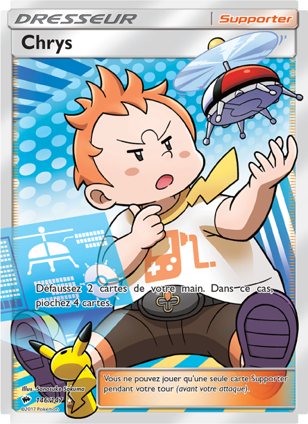 Chrys 146 — Burning Shadows (French Pokémon TCG card)