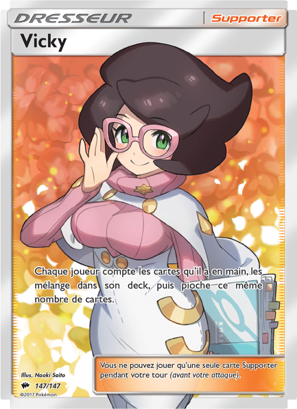 Vicky 147 — Burning Shadows (French Pokémon TCG card)