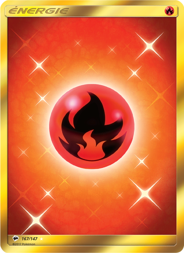 Énergie Feu 167 — Burning Shadows (French Pokémon TCG card)