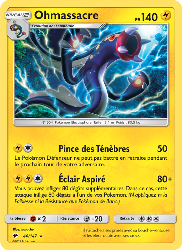 Ohmassacre 46 — Burning Shadows (French Pokémon TCG card)