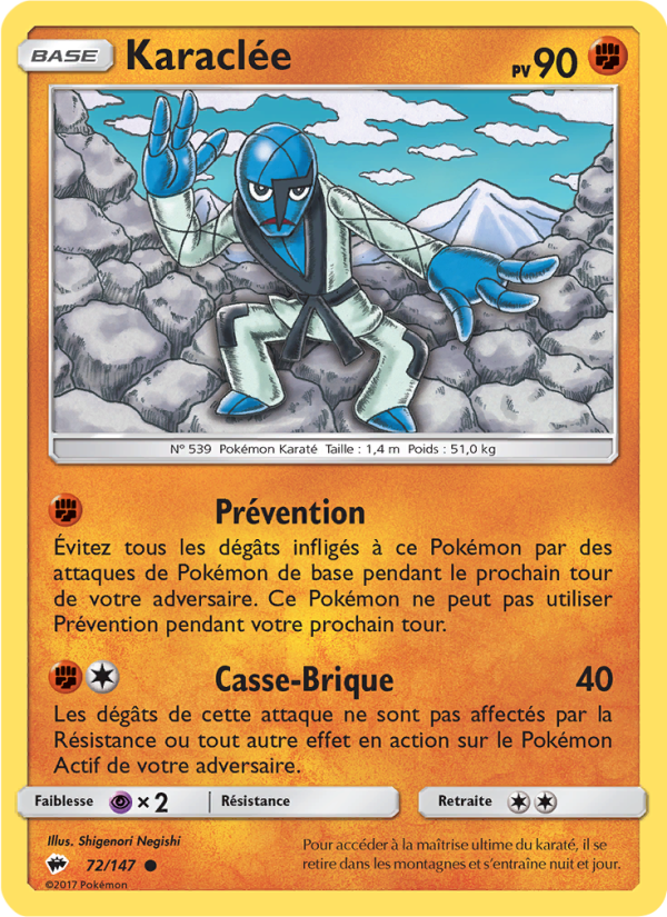 Karaclée 72 — Burning Shadows (French Pokémon TCG card)