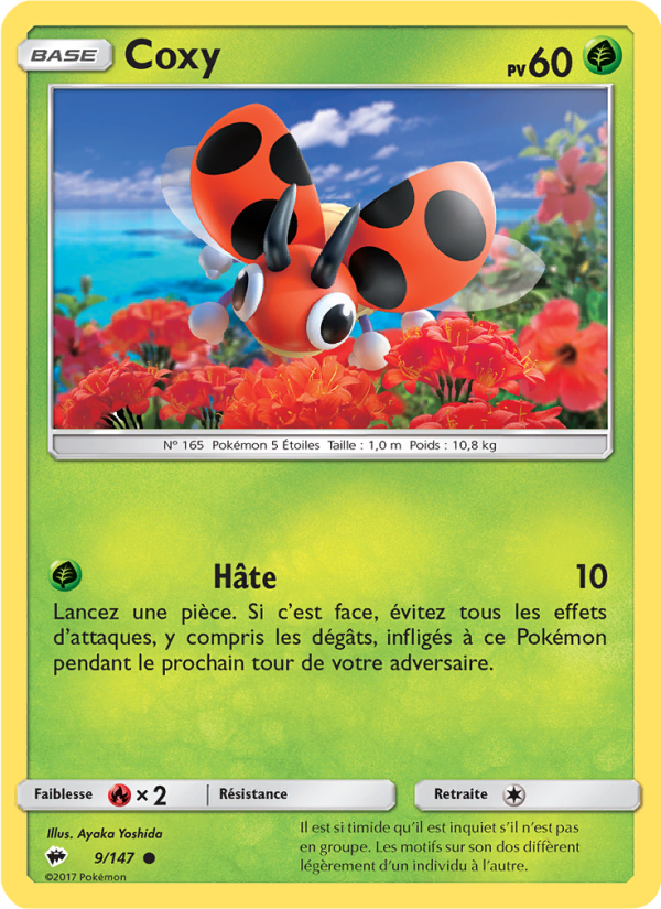 Coxy 9 — Burning Shadows (French Pokémon TCG card)