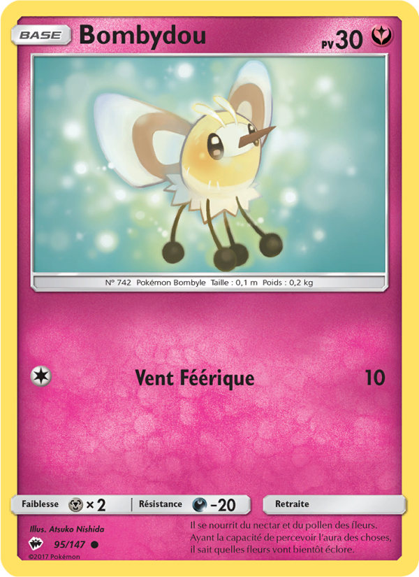 Bombydou 95 — Burning Shadows (French Pokémon TCG card)
