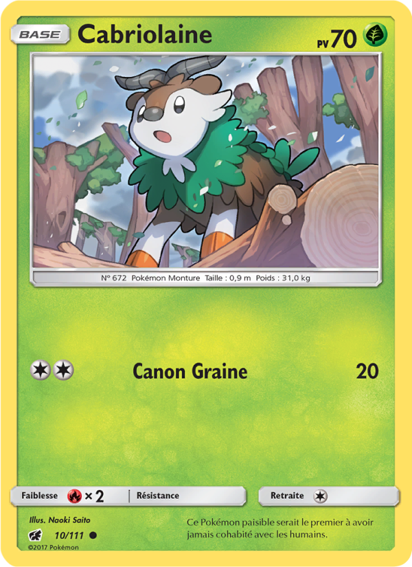 Cabriolaine 10 — Crimson Invasion (French Pokémon TCG card)