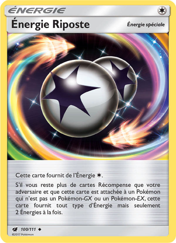 Énergie Riposte 100 — Crimson Invasion (French Pokémon TCG card)