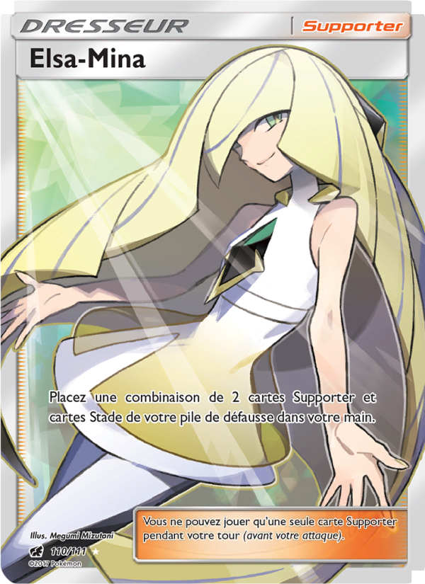 Elsa-Mina 110 — Crimson Invasion (French Pokémon TCG card)