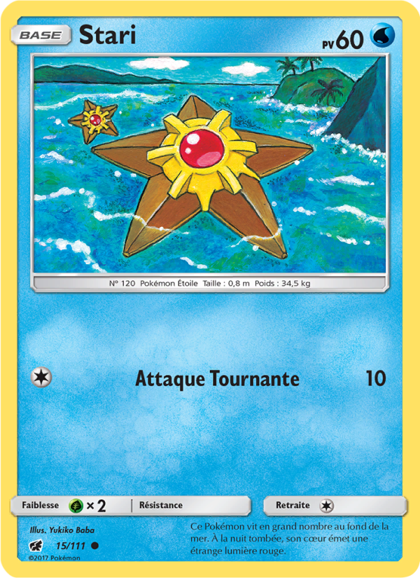 Stari 15 — Crimson Invasion (French Pokémon TCG card)