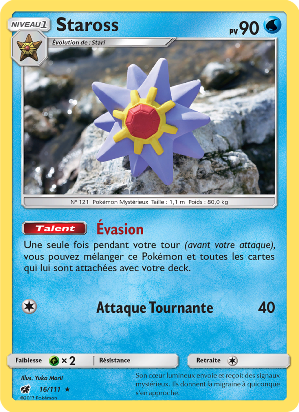 Staross 16 — Crimson Invasion (French Pokémon TCG card)