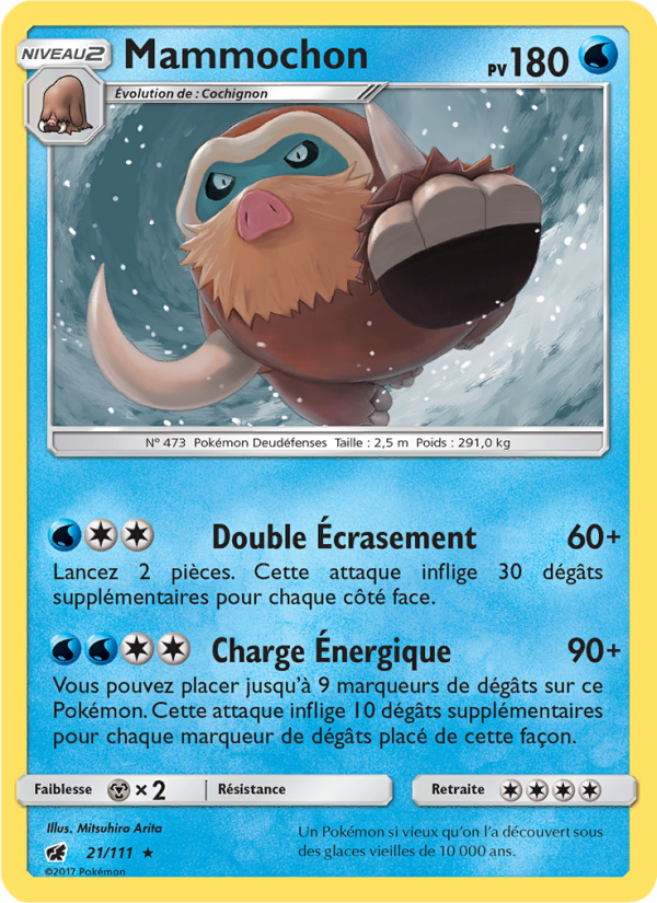 Mammochon 21 — Crimson Invasion (French Pokémon TCG card)
