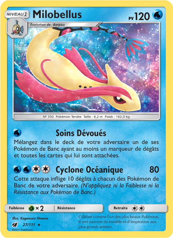 Milobellus 27 — Crimson Invasion (French Pokémon TCG card)