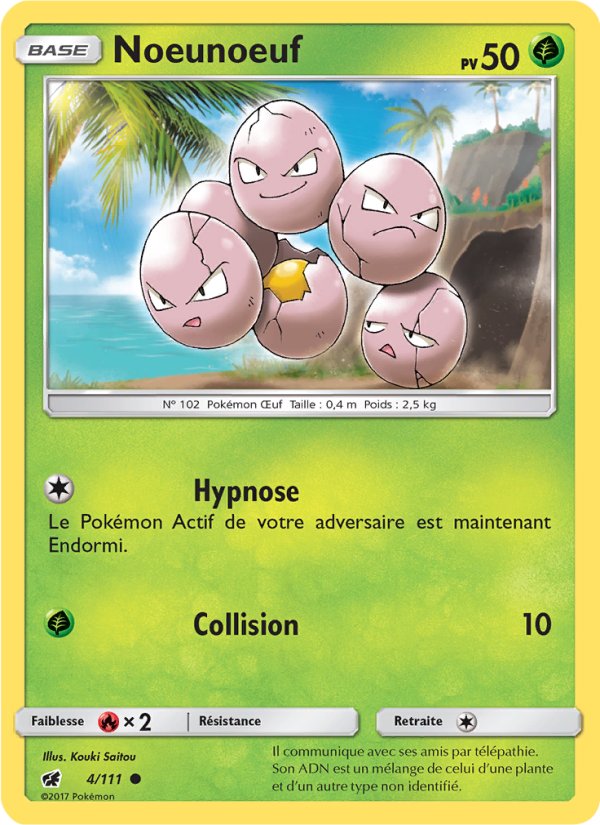 Noeunoeuf 4 — Crimson Invasion (French Pokémon TCG card)