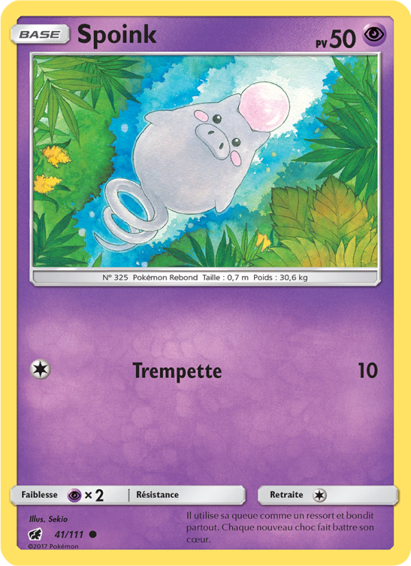 Spoink 41 — Crimson Invasion (French Pokémon TCG card)