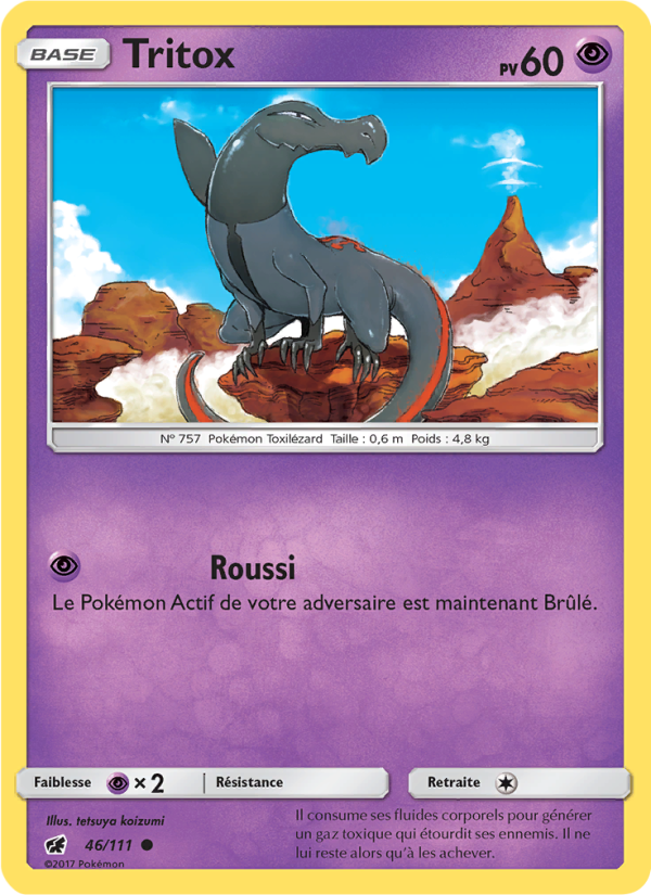 Tritox 46 — Crimson Invasion (French Pokémon TCG card)