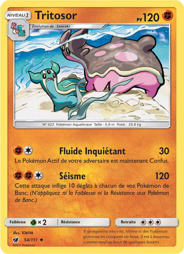 Tritosor 54 — Crimson Invasion (French Pokémon TCG card)