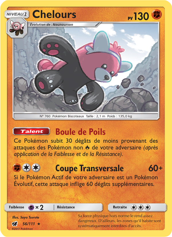 Chelours 56 — Crimson Invasion (French Pokémon TCG card)