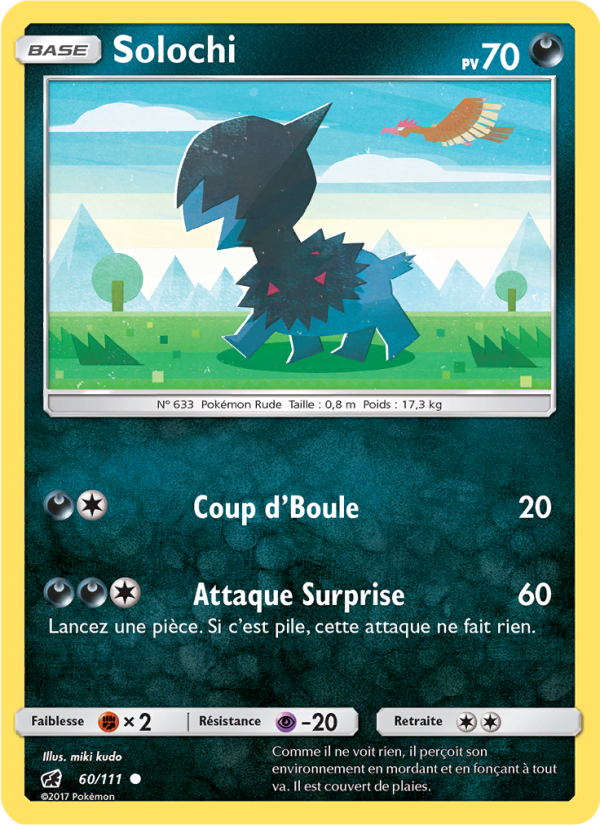 Solochi 60 — Crimson Invasion (French Pokémon TCG card)