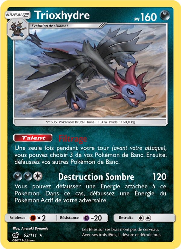 Trioxhydre 62 — Crimson Invasion (French Pokémon TCG card)