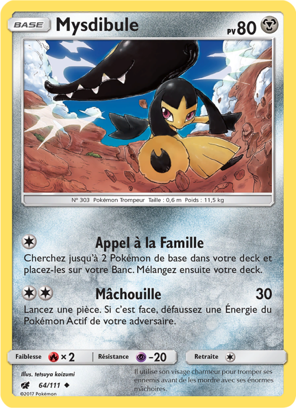 Mysdibule 64 — Crimson Invasion (French Pokémon TCG card)