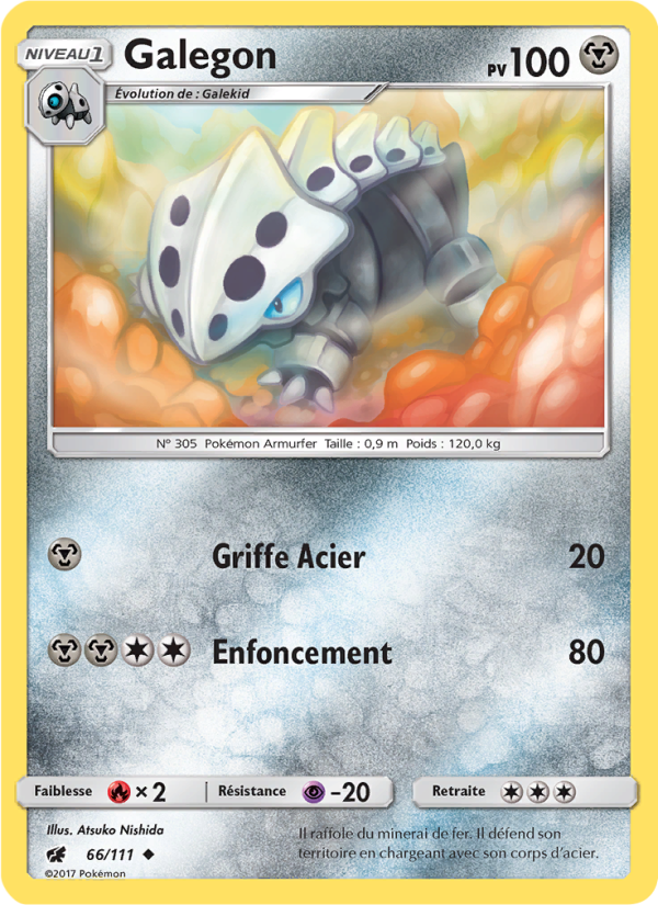 Galegon 66 — Crimson Invasion (French Pokémon TCG card)
