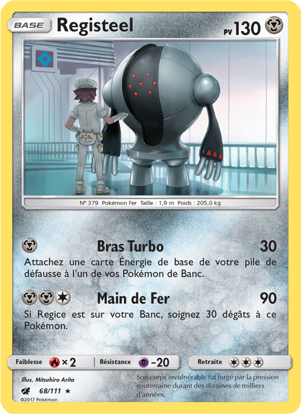 Registeel 68 — Crimson Invasion (French Pokémon TCG card)