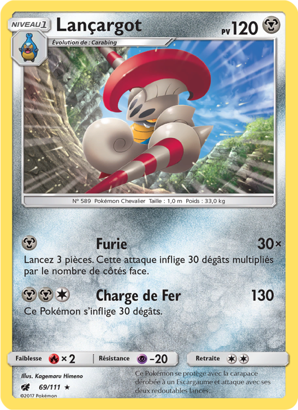 Lançargot 69 — Crimson Invasion (French Pokémon TCG card)