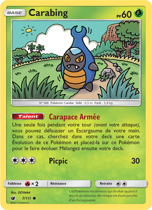 Carabing 7 — Crimson Invasion (French Pokémon TCG card)