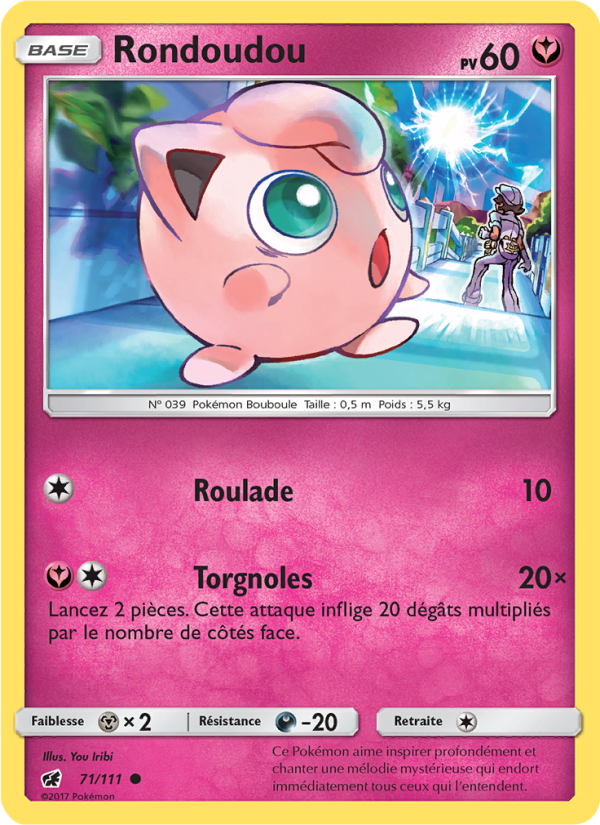 Rondoudou 71 — Crimson Invasion (French Pokémon TCG card)