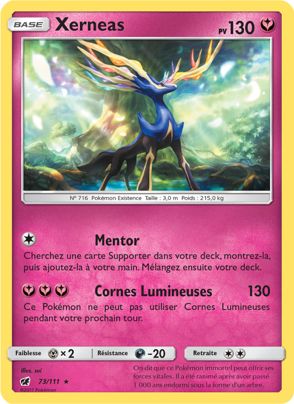 Xerneas 73 — Crimson Invasion (French Pokémon TCG card)