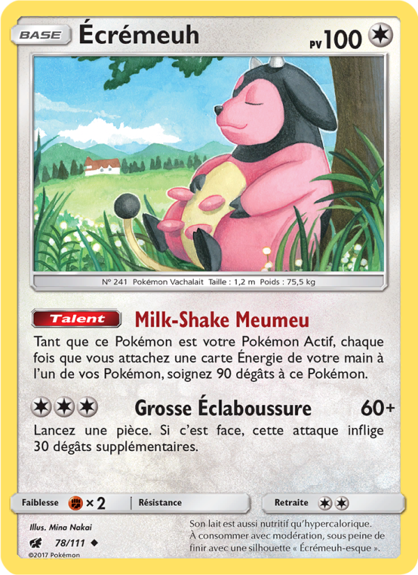 Écrémeuh 78 — Crimson Invasion (French Pokémon TCG card)