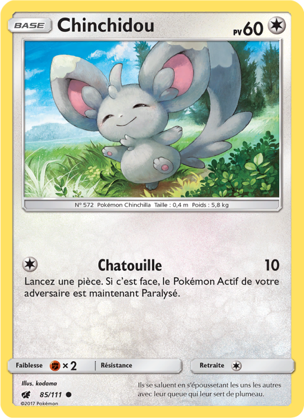 Chinchidou 85 — Crimson Invasion (French Pokémon TCG card)
