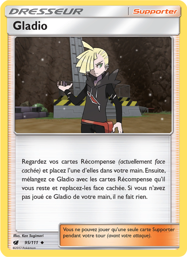 Gladio 95 — Crimson Invasion (French Pokémon TCG card)
