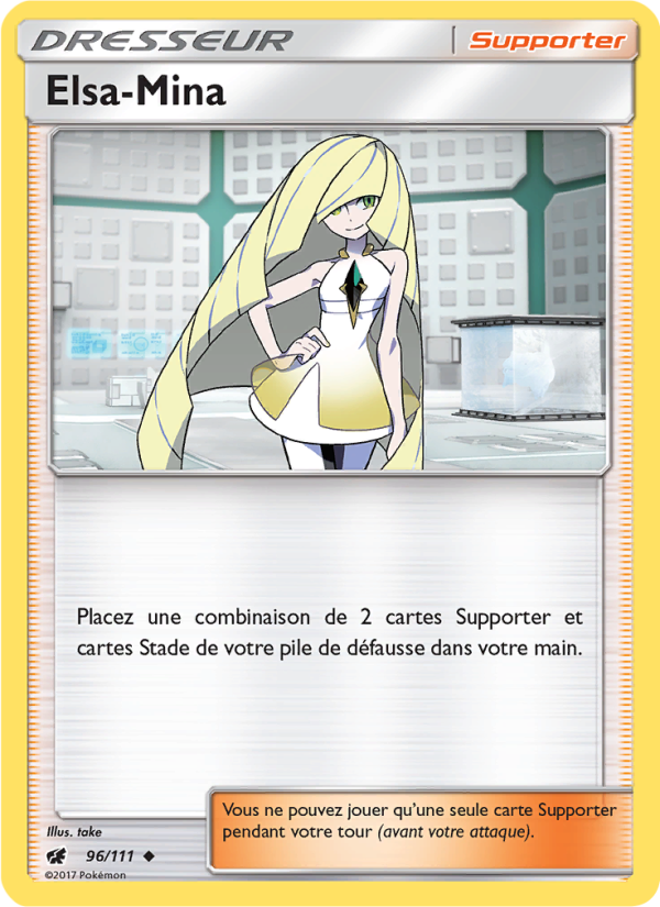 Elsa-Mina 96 — Crimson Invasion (French Pokémon TCG card)