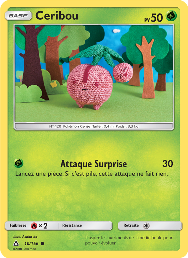 Ceribou 10 — Ultra Prism (French Pokémon TCG card)