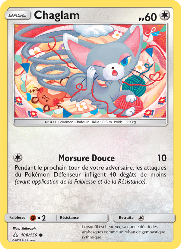 Chaglam 108 — Ultra Prism (French Pokémon TCG card)