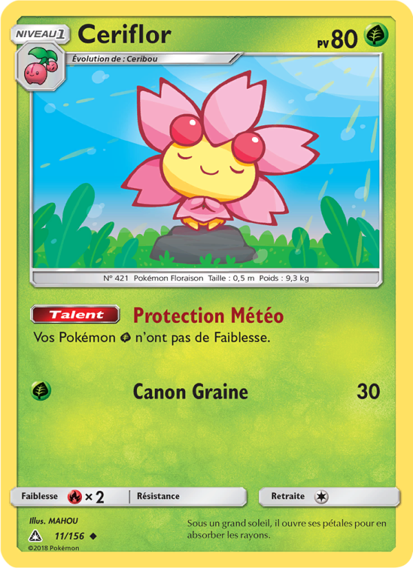 Ceriflor 11 — Ultra Prism (French Pokémon TCG card)