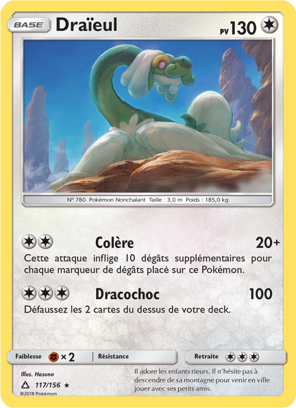 Draïeul 117 — Ultra Prism (French Pokémon TCG card)